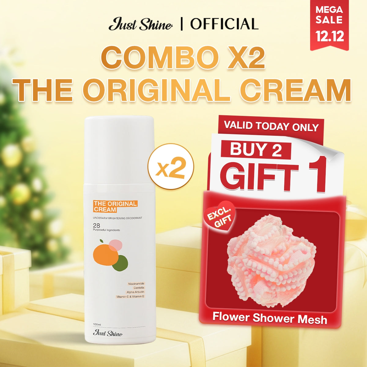 The Original Underarm Cream Just Shine V1