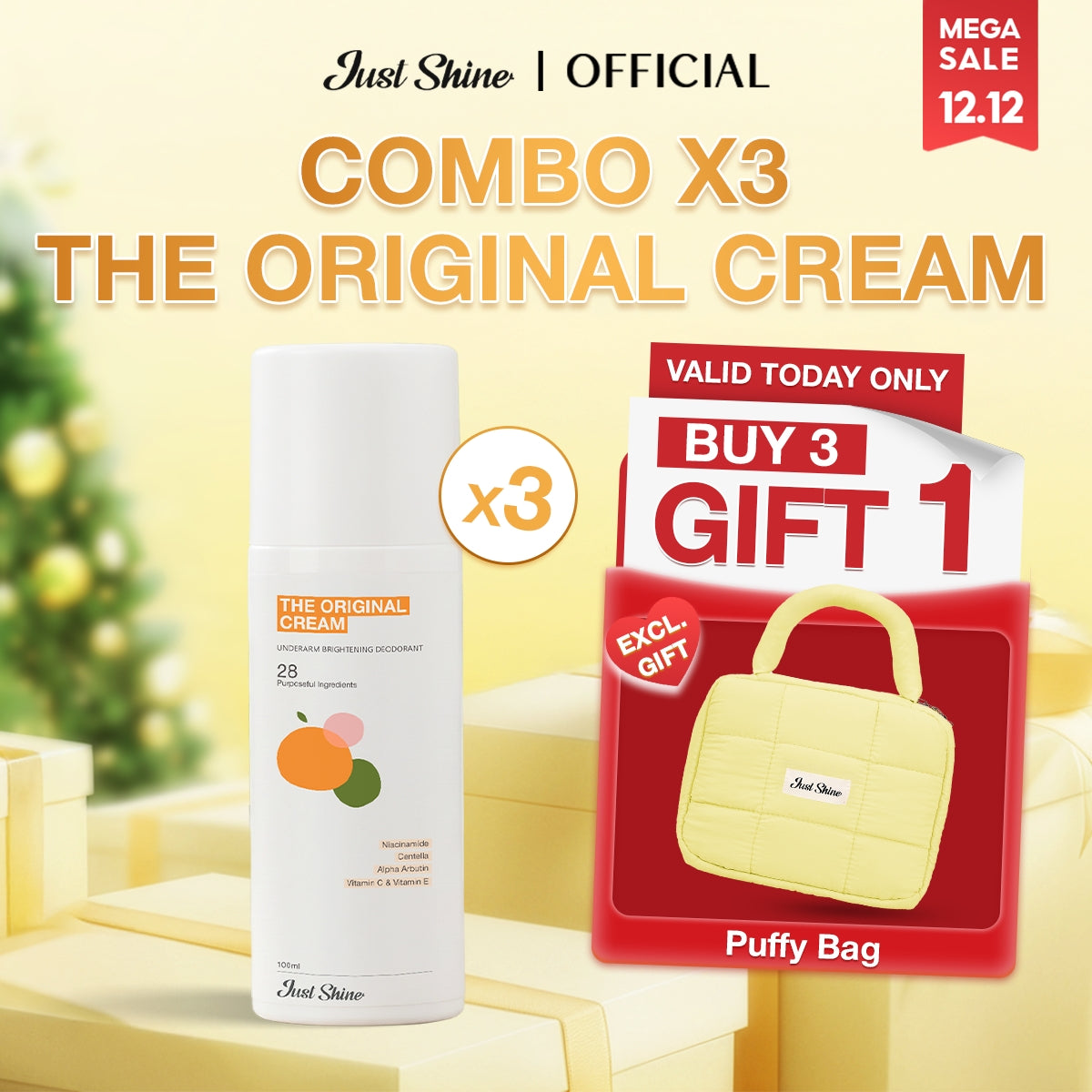 The Original Underarm Cream Just Shine V1