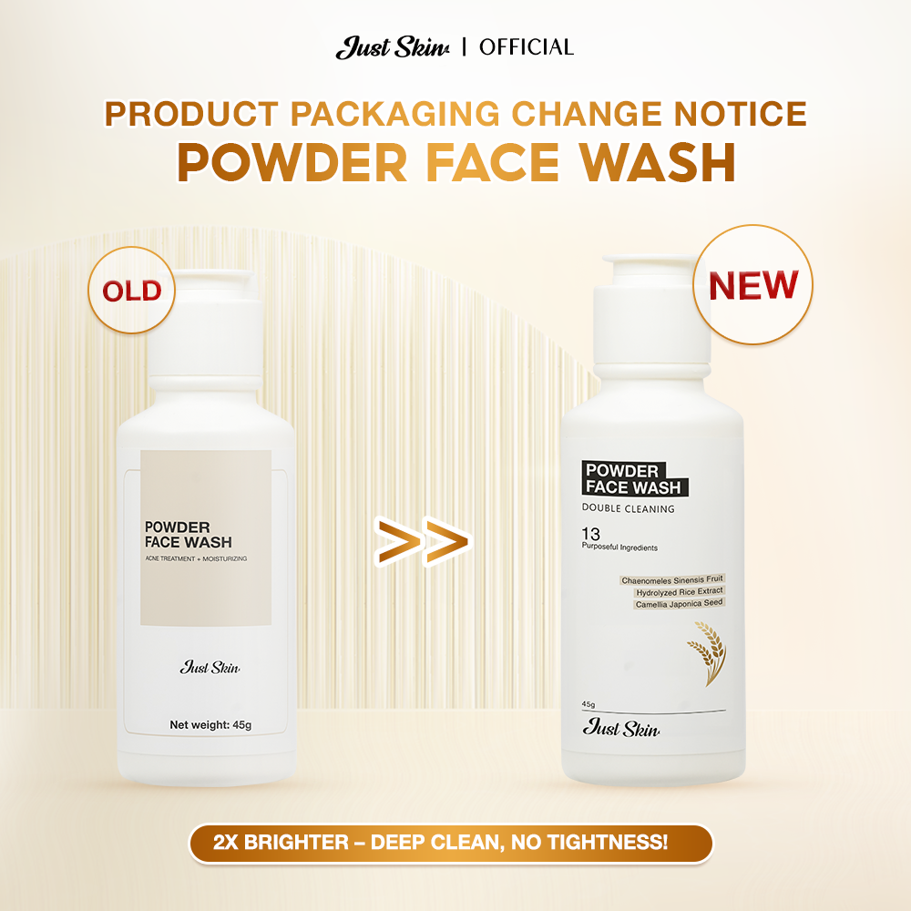 Powder Face Wash Justskin