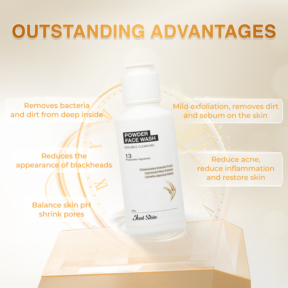 Powder Face Wash Justskin