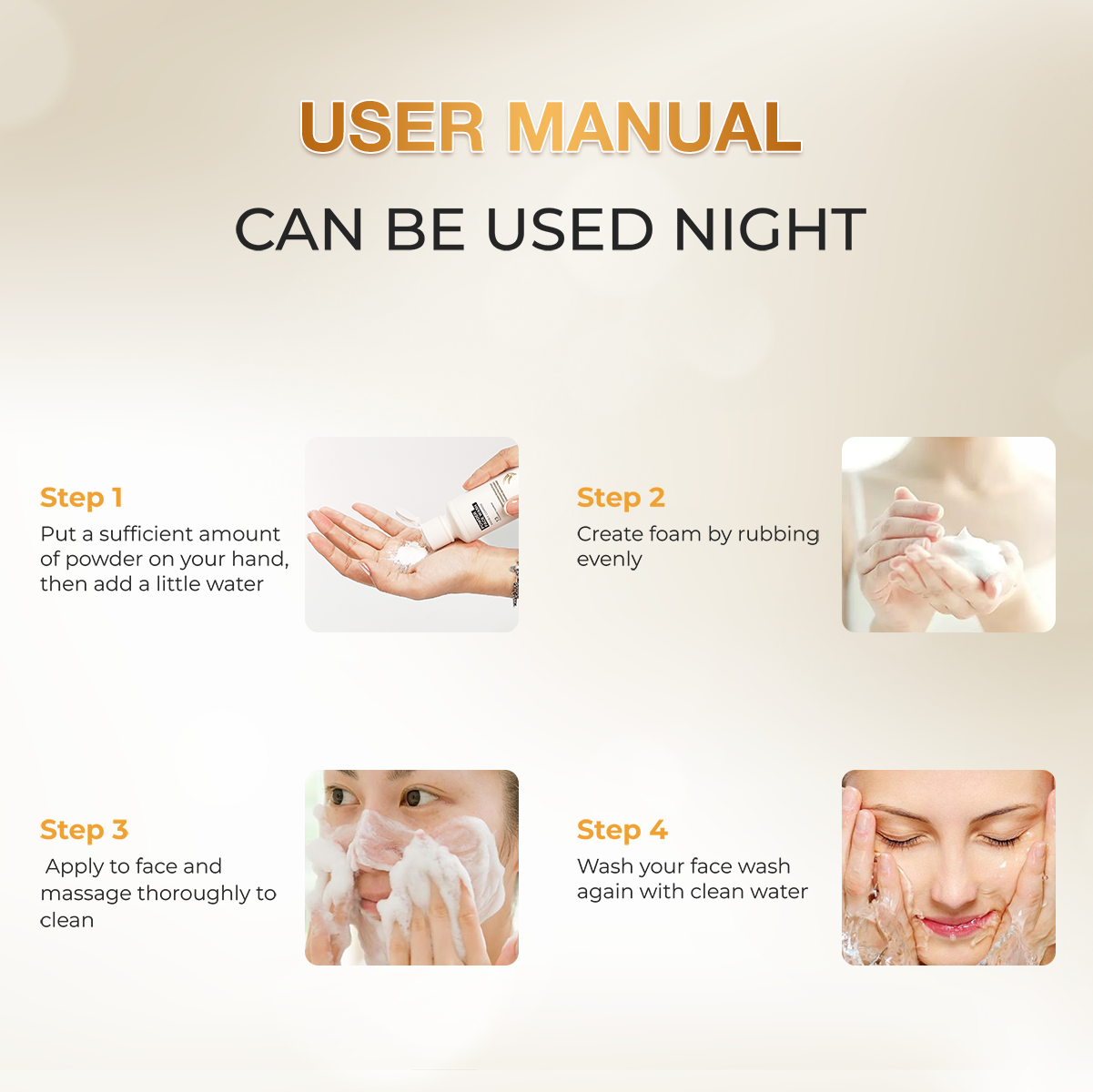 Powder Face Wash Justskin