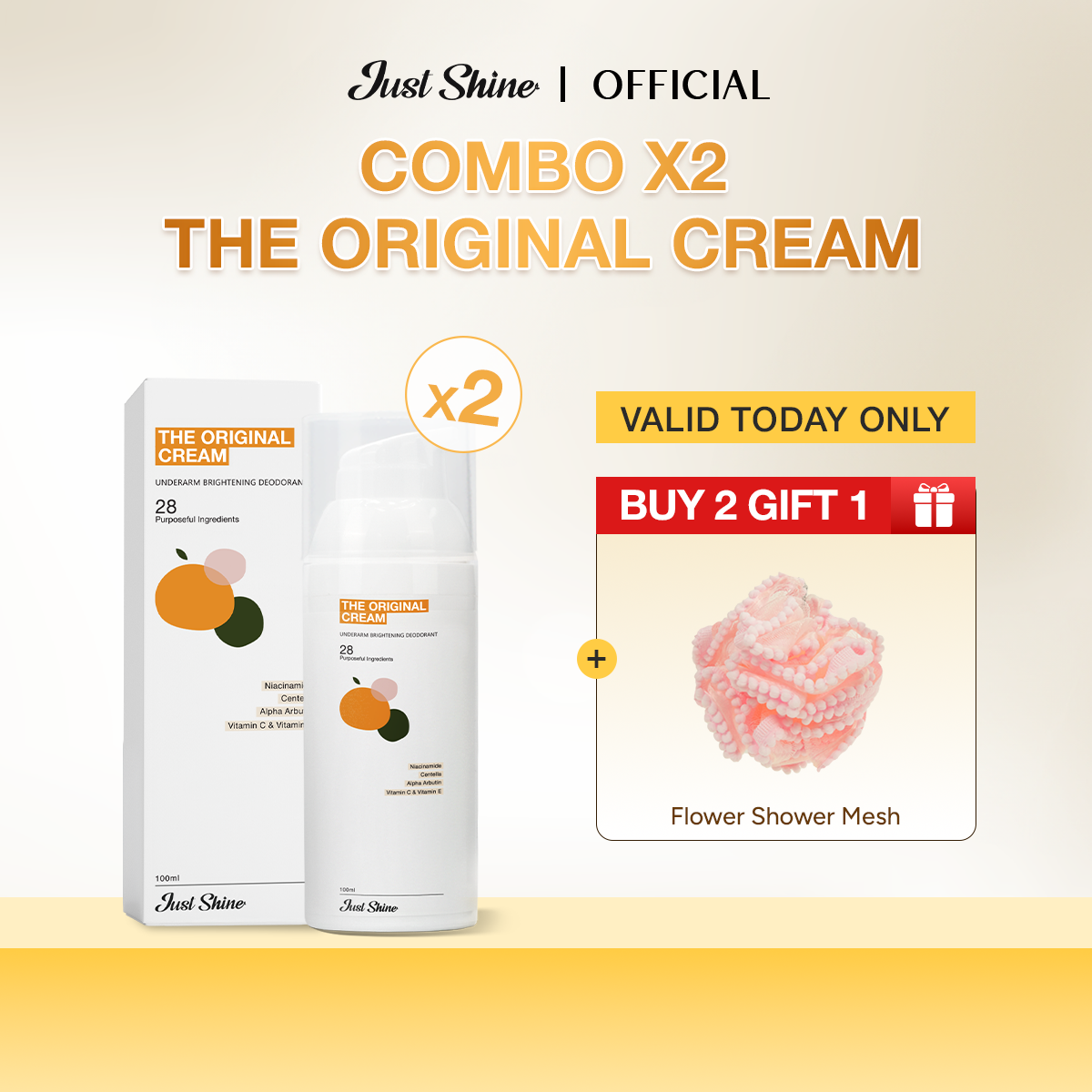 The Original Underarm Cream Just Shine