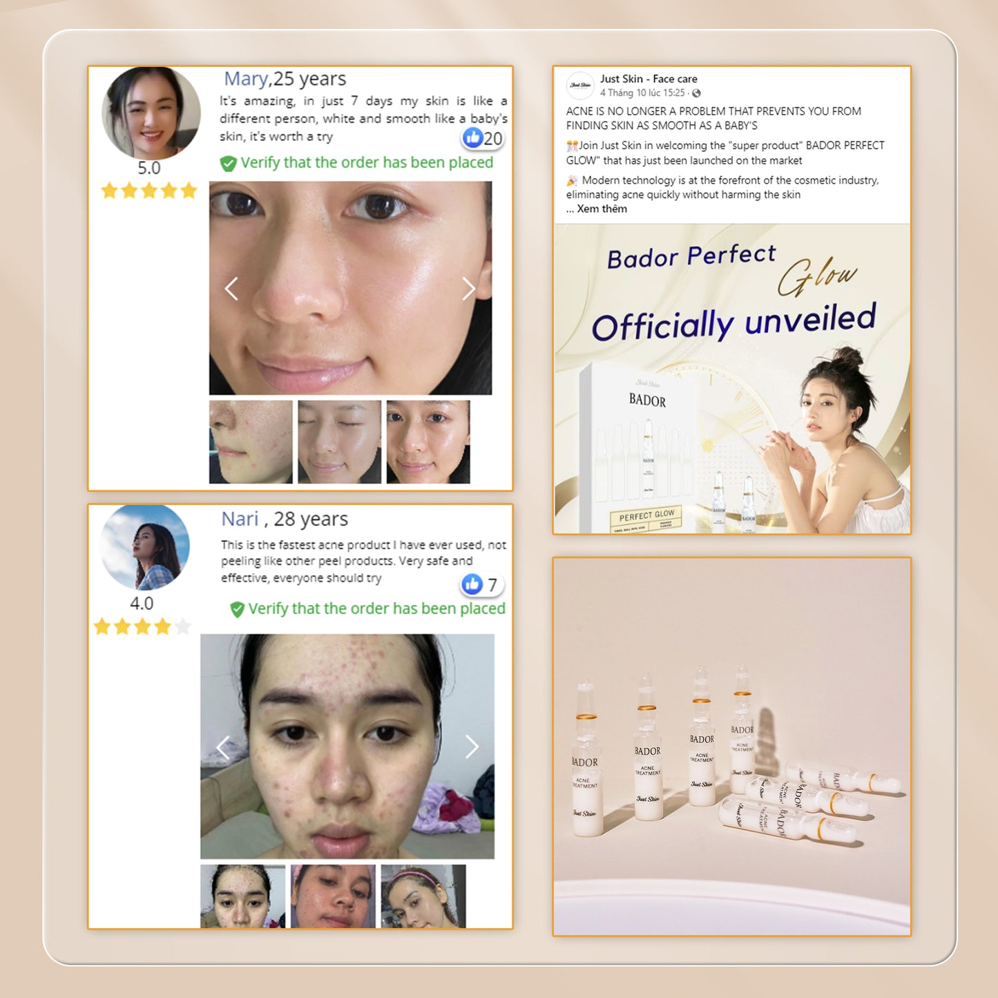 Set Bador Justskin V1