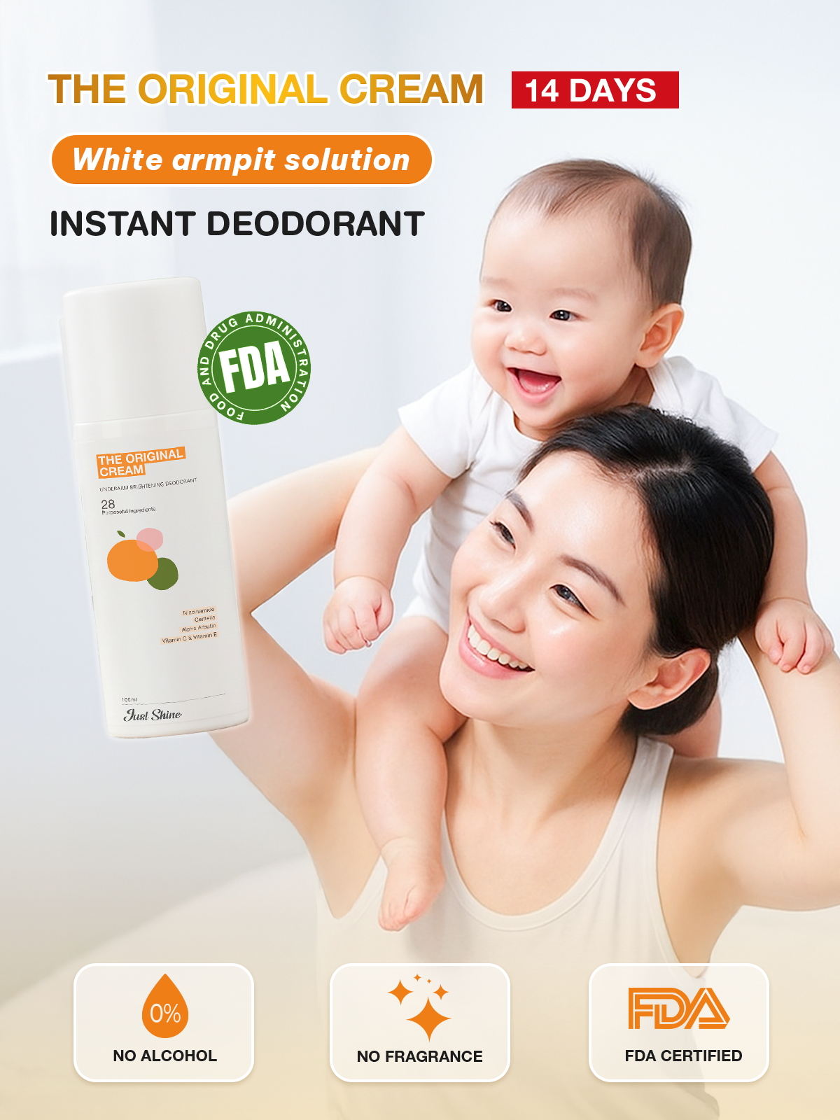 The Original Underarm Cream Just Shine V1