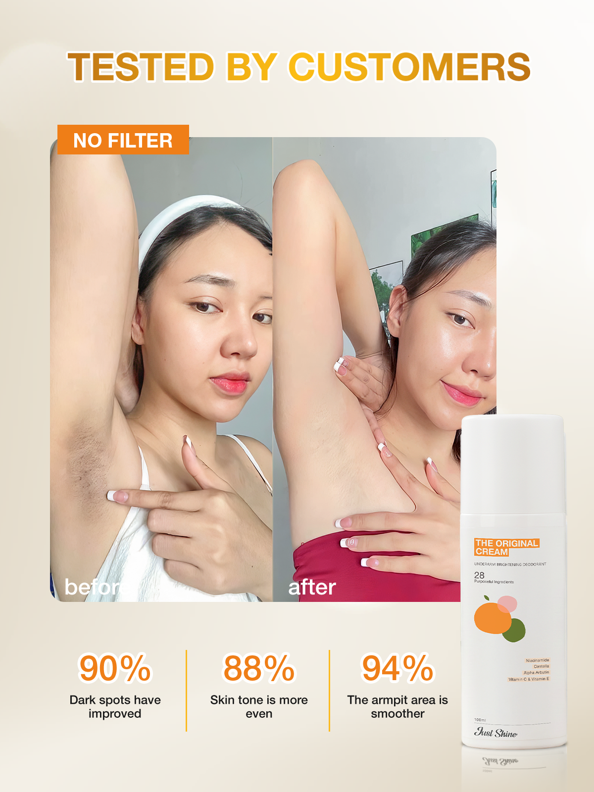 The Original Underarm Cream Just Shine V1