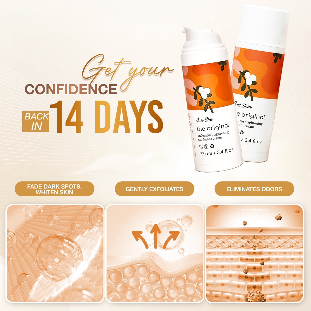 The Original Underarm Cream Just Shine