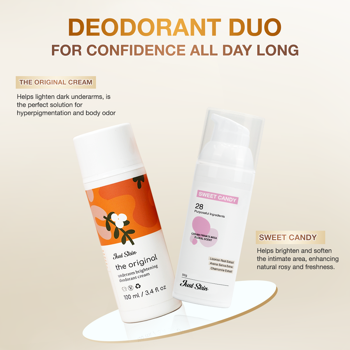 Intimate Deodorant Combo Justskin