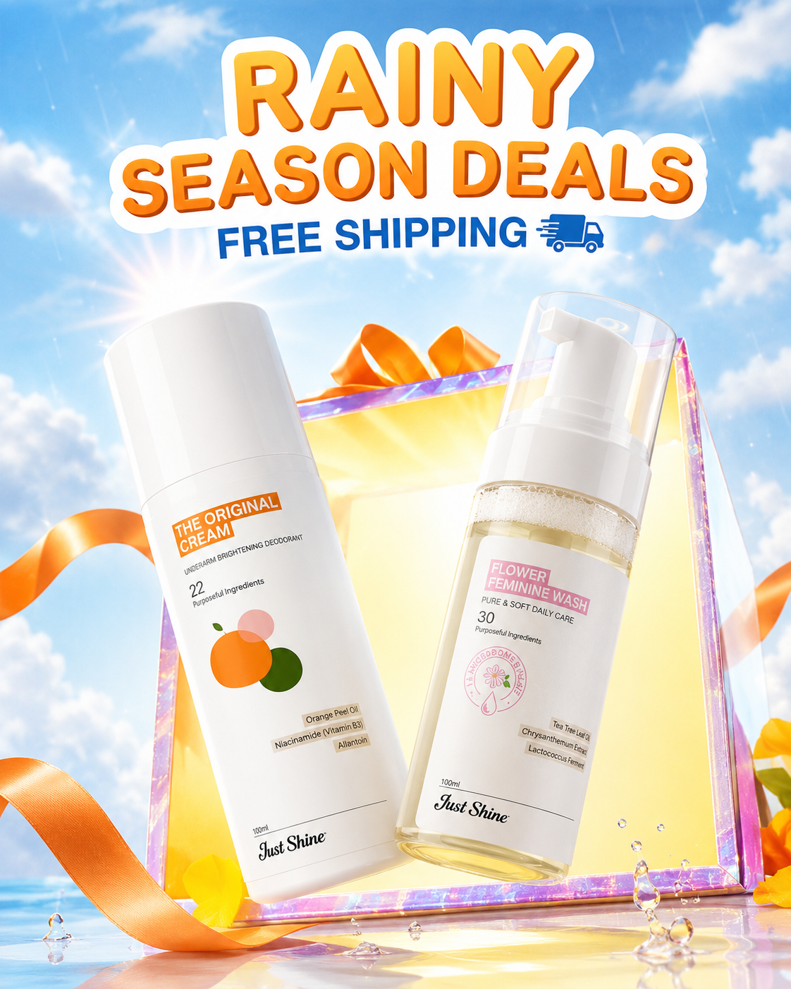 Intimate Deodorant Combo Justskin