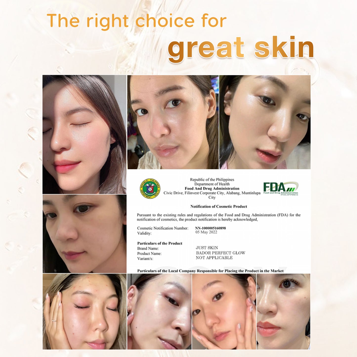 Set Bador Justskin V1