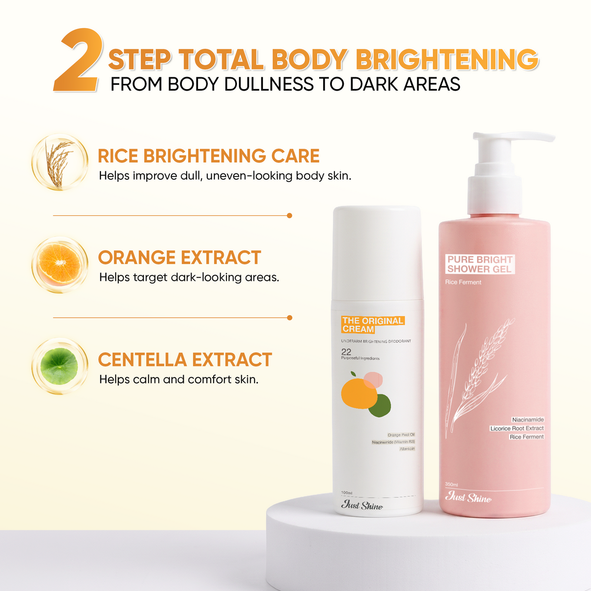JUST SHINE Pure Glow Combo