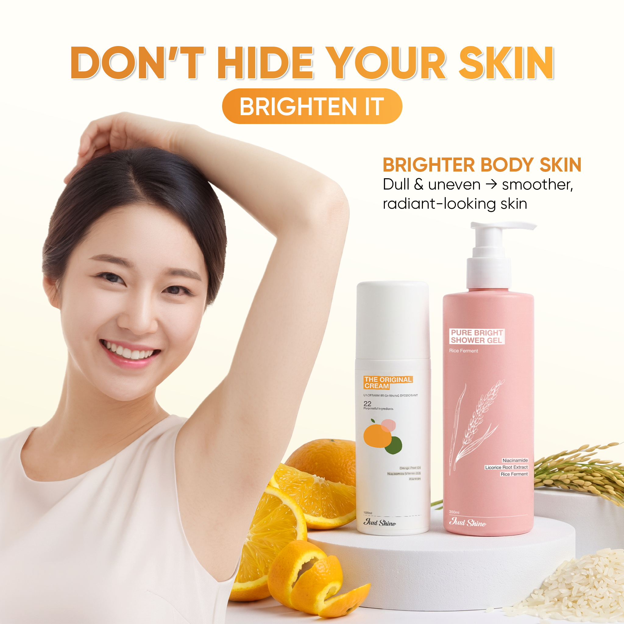 JUST SHINE Pure Glow Combo