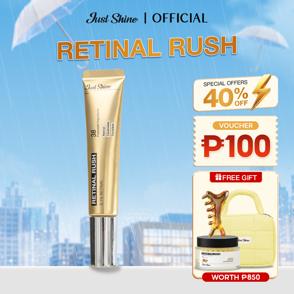 Retinal Rush JUSTSHINE