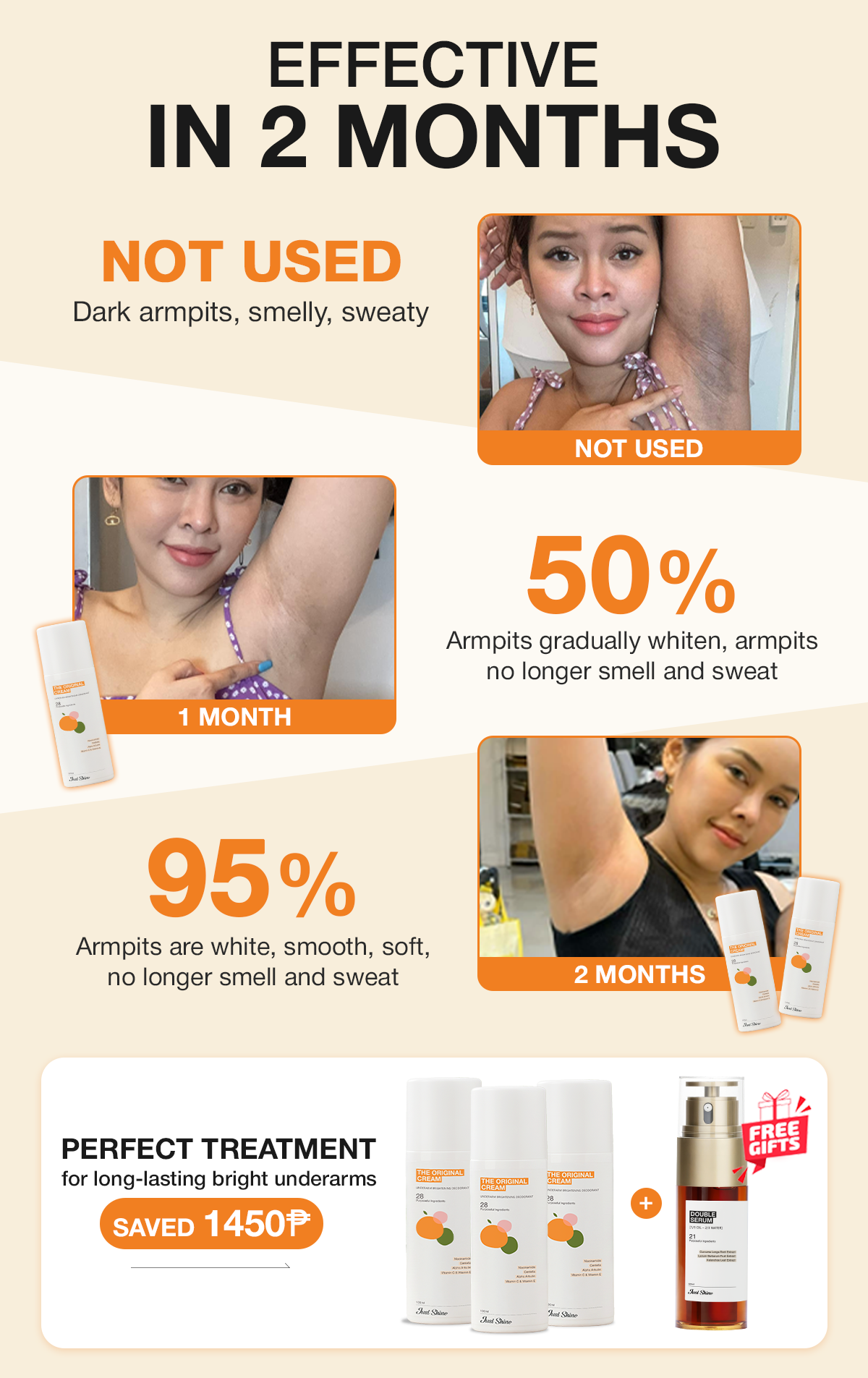 The Original Underarm Cream Just Shine V1