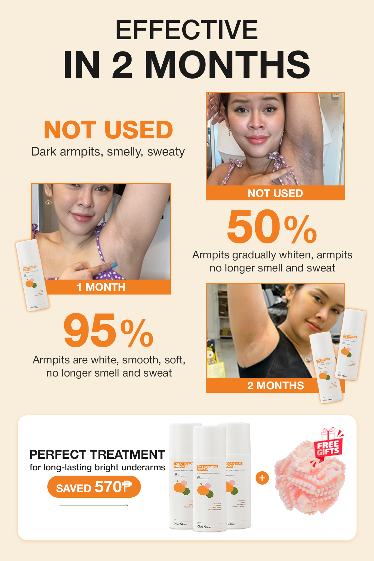 The Original Underarm Cream Just Shine V1