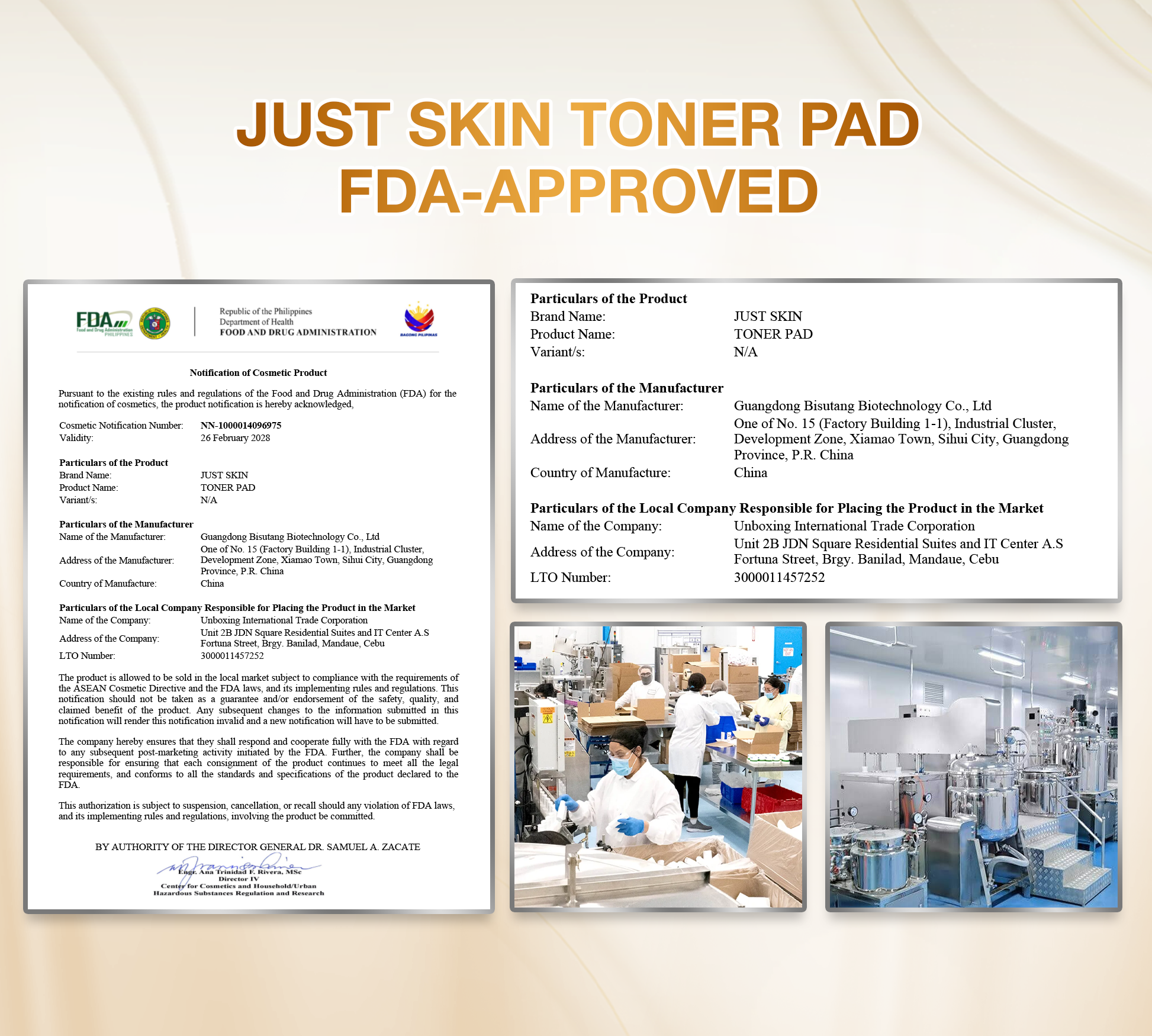 Toner Pad Justskin